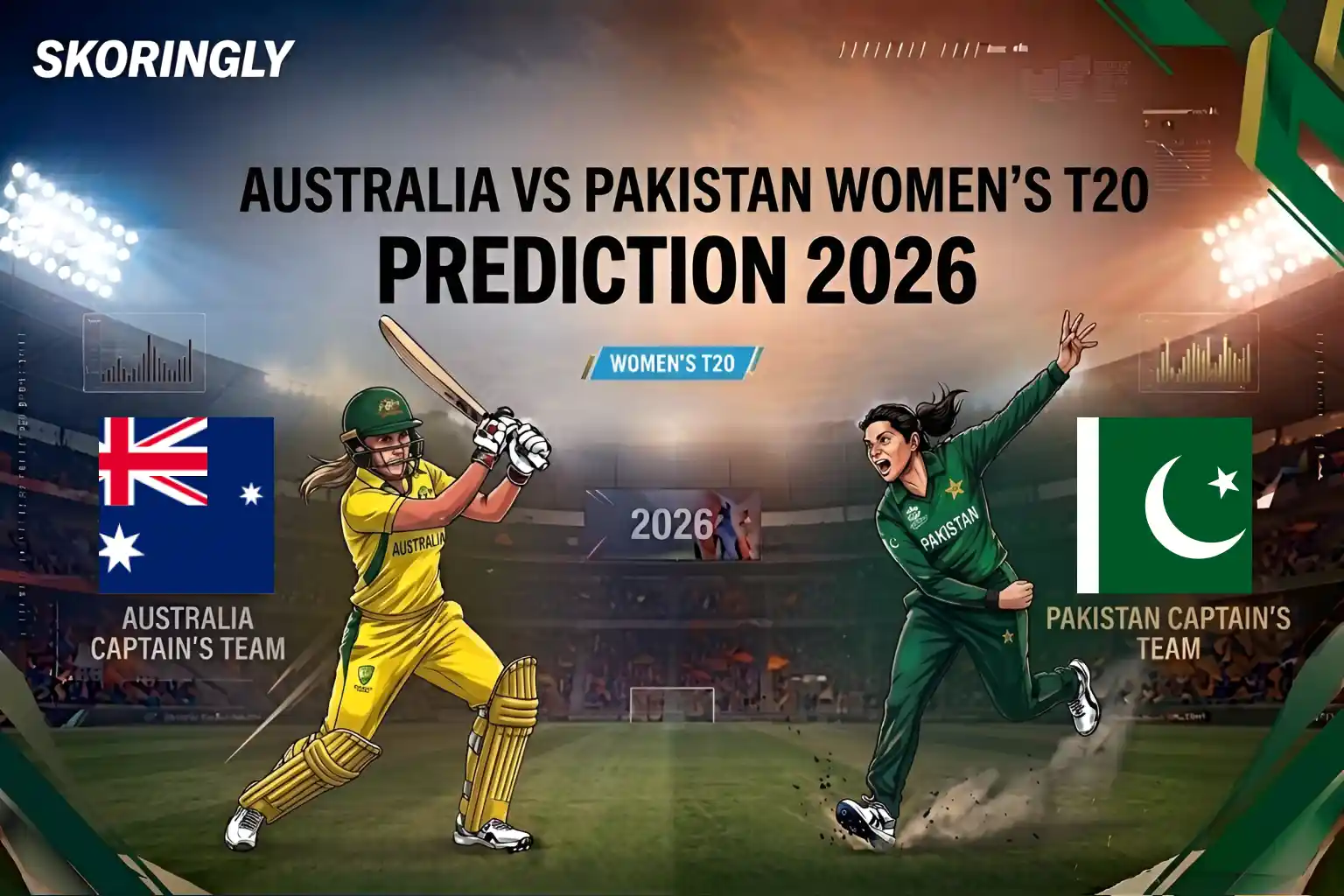 Australia Women vs Pakistan Women | Match Prediction, Dream11 Tips, Pitch Report and Preview | ICC Women's T20 World Cup 2026