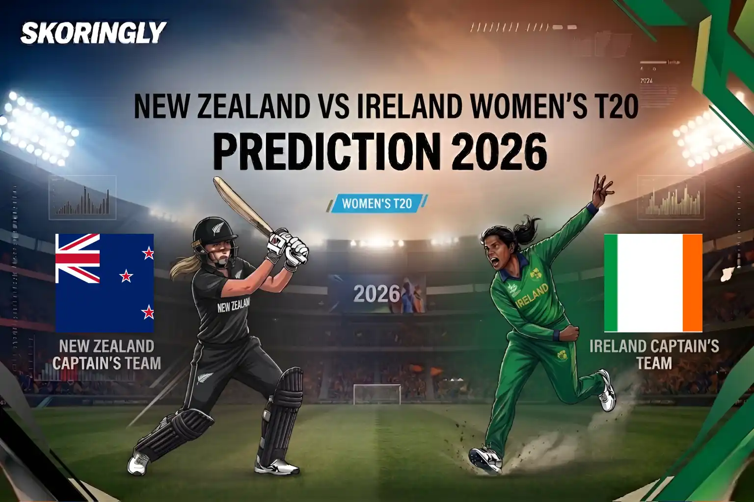 New Zealand Women vs Ireland Women | Match Prediction, Dream11 Tips, Pitch Report and Preview | ICC Women's T20 World Cup 2026