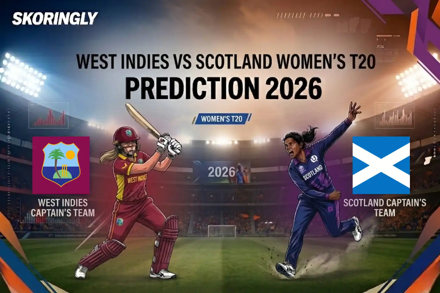 West Indies Women vs Scotland Women | Match Prediction, Dream11 Tips, Pitch Report and Preview | ICC Women's T20 World Cup 2026