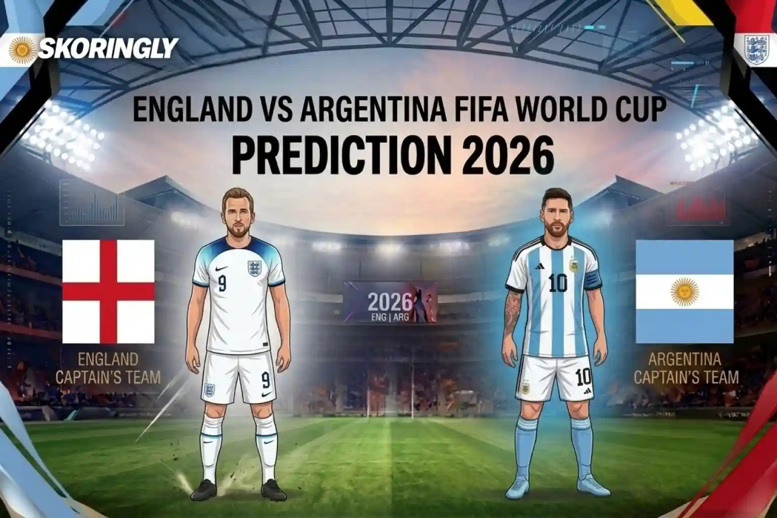 England vs Argentina Prediction: FIFA World Cup 2026 Semi-Final Preview, Lineups and Best Bets