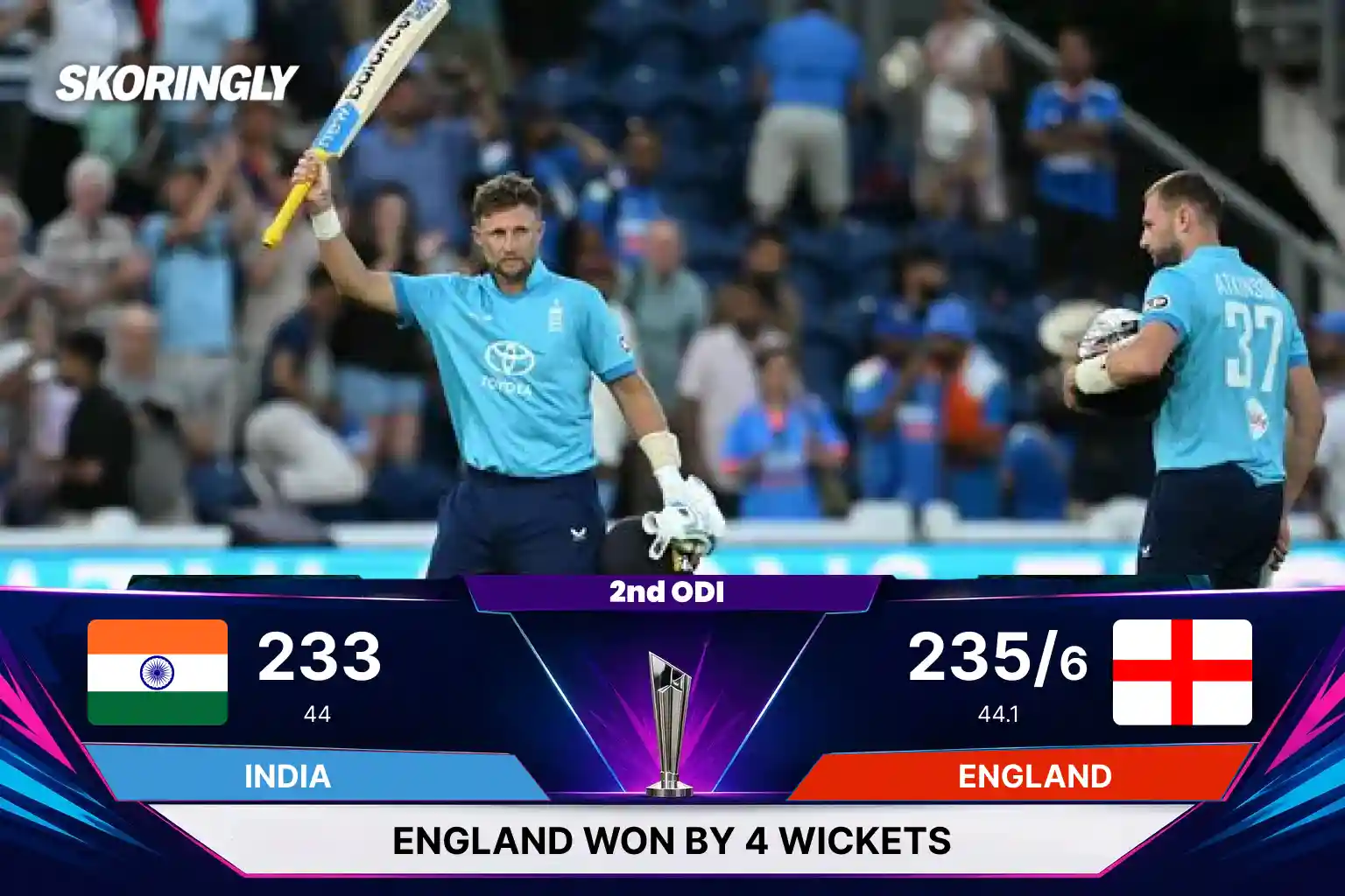 England Beat India by 4 Wickets | IND vs ENG 2nd ODI Result 2026 | Full Match Summary & Scorecard