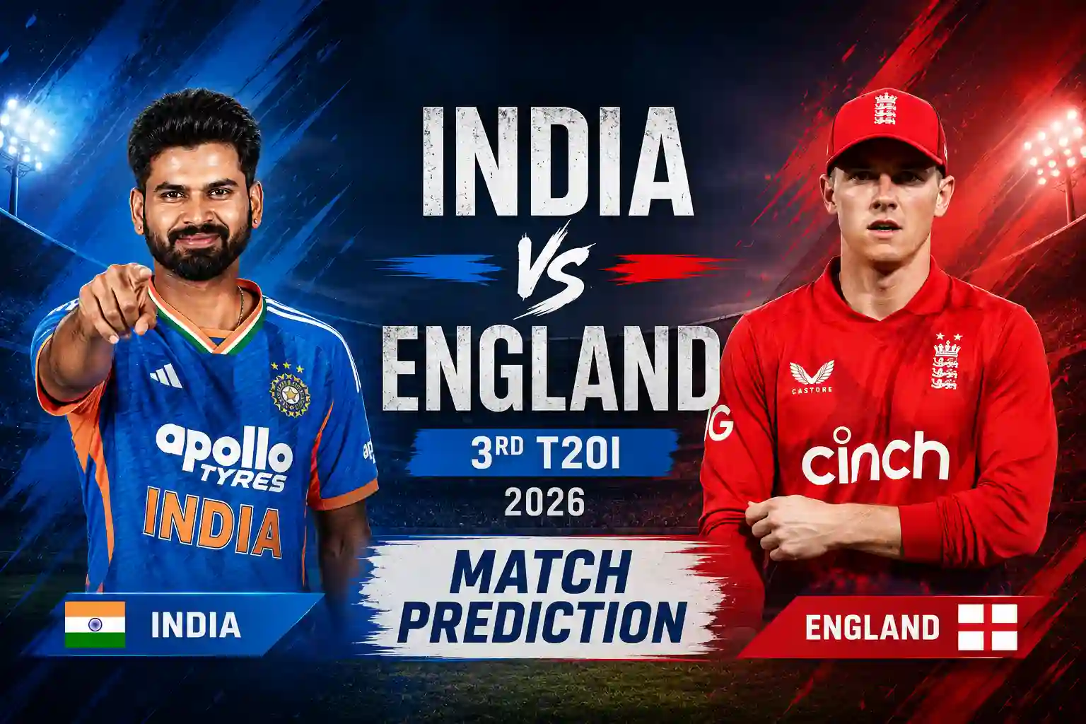 India Vs England 3rd T20I 2026 Match Prediction | India Tour of England | Dream11 Team, Playing XI, Pitch Report and Weather Forecast