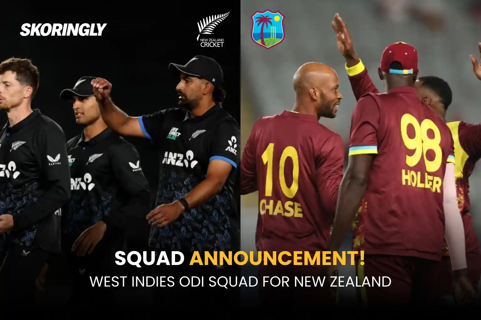 West Indies Name ODI Squad For New Zealand, Uncapped Teenager Vitel Lawes Included