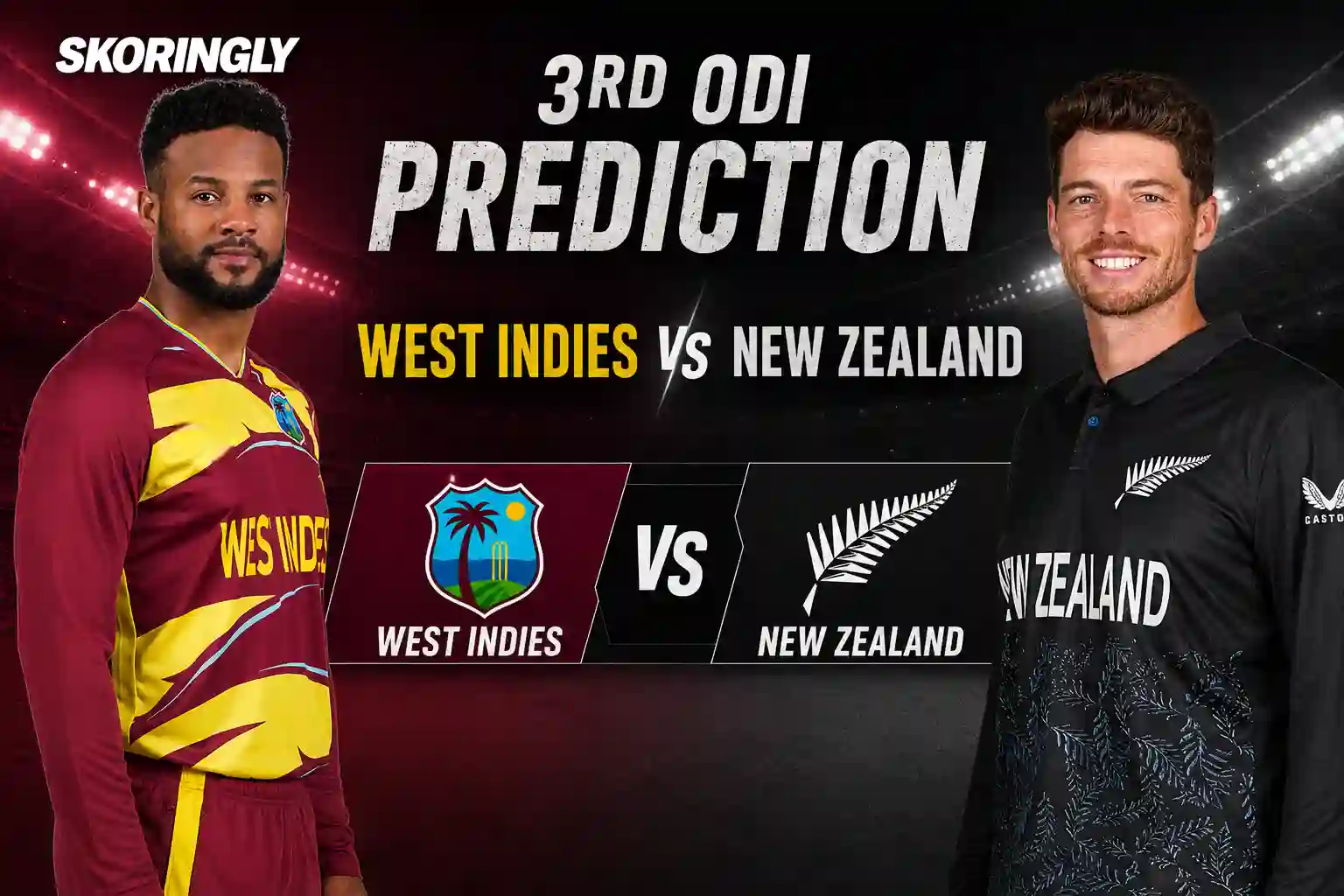 West Indies vs New Zealand 3rd ODI 2026 Prediction: Match Preview, Playing XI, Dream11 Team, Pitch & Weather Report