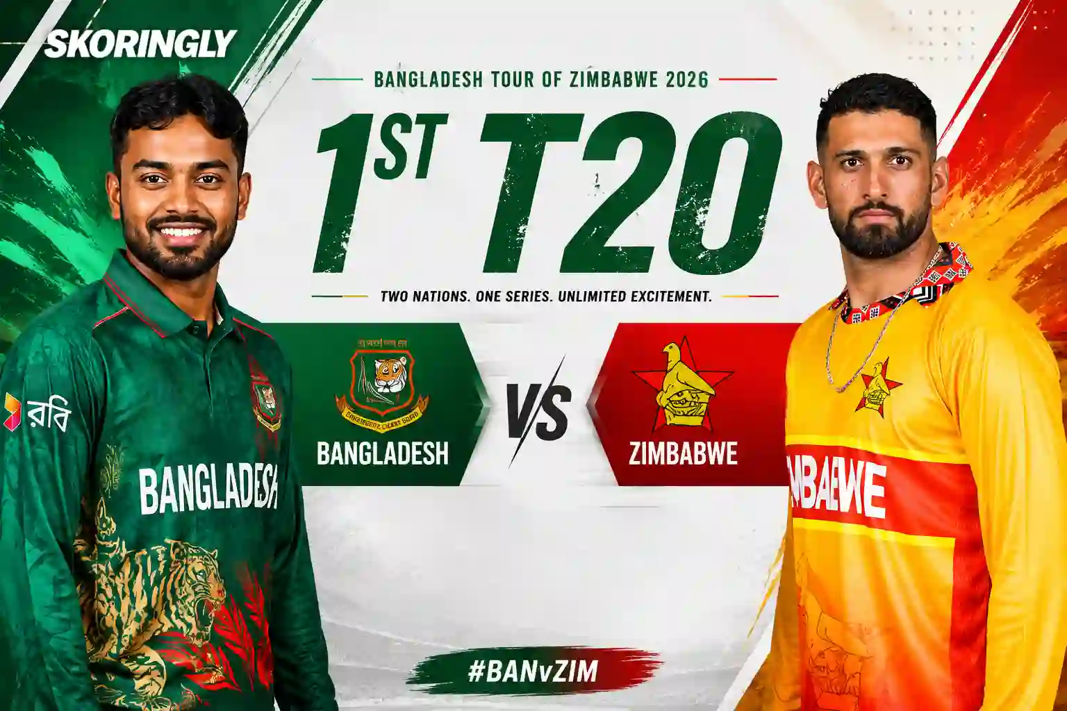 ZIM vs BAN 1st T20I 2026: Match Prediction, Playing XI, Pitch Report & Fantasy Tips